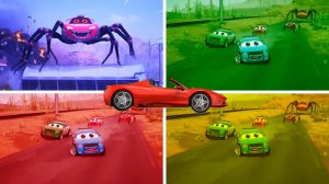 Молния 🆚 Маккуин Пожиратель машин 🆚 Полицейские машины 🆚Coffin Dance Song