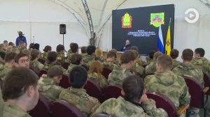 Губернатор Олег Мельниченко пообщался с бойцами отряда содействия полиции «Тигр» // Экспресс