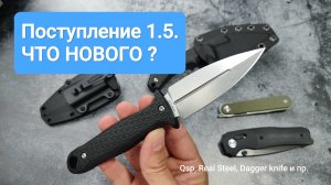 Обзор наших ножей. Что новенького. Dagger knife, QSP, VIKING NORDWAY и прочее)