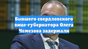 Бывшего свердловского вице-губернатора Олега Чемезова задержали