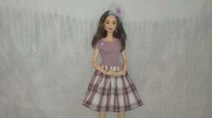 Обзор на коричневое платье для кукол от фирмы Виана-Viana