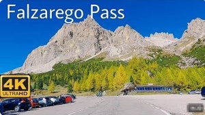 🚗 SmartTV 4К ➤ 🌄 Перевал Фальцарего в Италии - живописная поездка по Доломитовым Альпам!