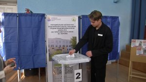 Ученики школы №22 получили опыт участия в избирательной кампании