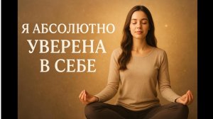 Я абсолютно уверена в себе! Медитация для женщин  [«Женское счастье»]