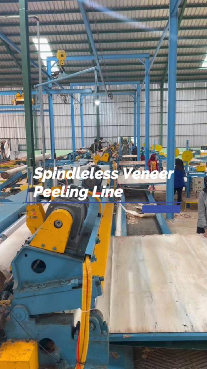 Экономичные линии лущения шпона, Оборудование для лущения шпона, Станок лущильный для шпона смотреть онлайн