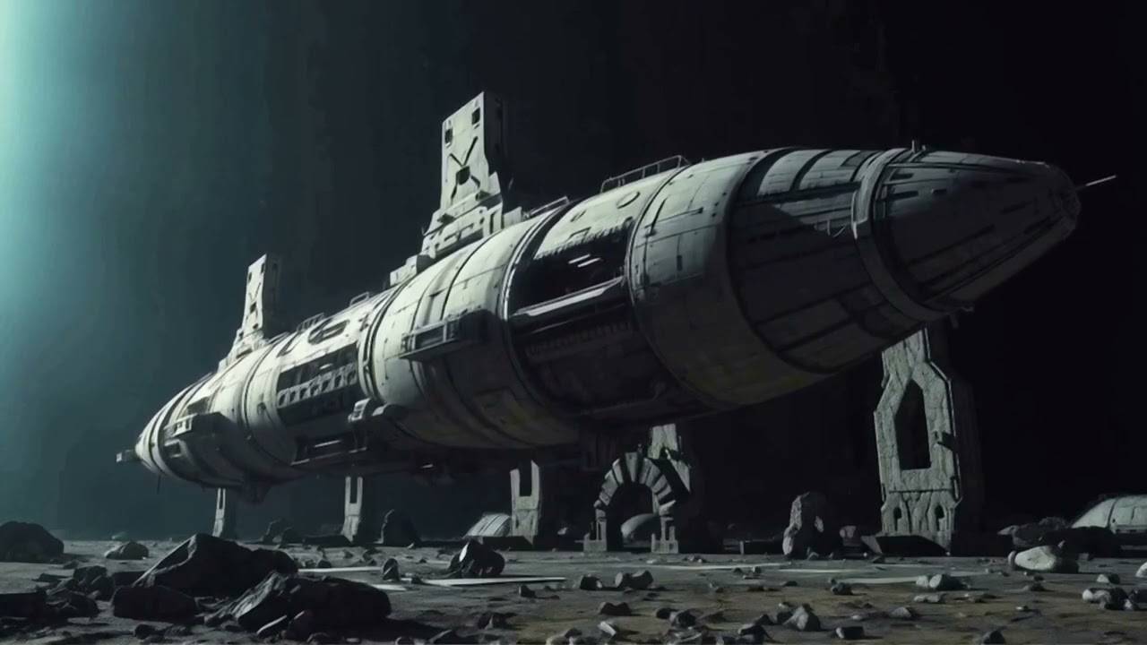 🎧 Abandoned Spaceship Dark Ambient Loop – “Ghost Vessel Drift” / AmbiNoir