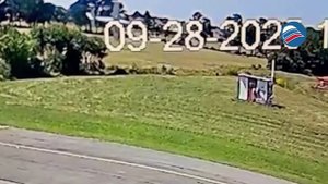 Кадры крушения самолёта в Техасе.2 человека погибли