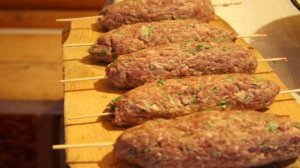 Люля-кебаб на углях