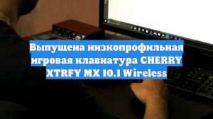 Выпущена низкопрофильная игровая клавиатура CHERRY XTRFY MX 10.1 Wireless