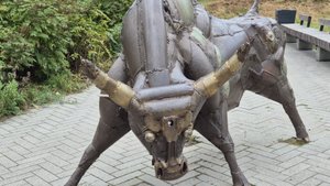 Прогулка по скверу "Знаки Зодиака", район Свиблово