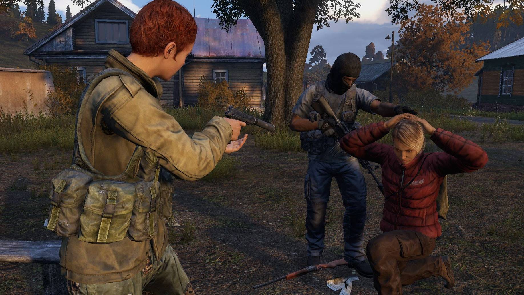 DAYZ Атмосферное выживание на Сахале)