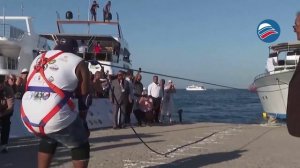 Египетский борец сдвинул зубами 700-тонный корабль