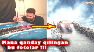 Chiroyli manzaralar, olingan joyi esa stol ustida - Dunyo illyuziyalar ustasi !!!