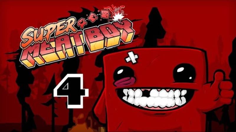 Прохождение Super Meat Boy №4 The Hospital смотреть онлайн