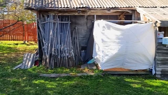Закрытие огородного сезона, стройка забора и ремонт бензотриммера