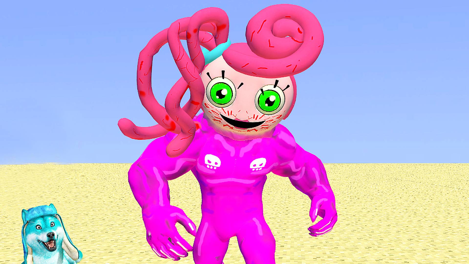 Качок мама длинные ноги и хагги вагги в гаррис мод! Huggy Wuggy In Garry S Mod