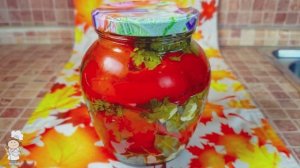 Перцы Маринованные в Масле с Чесноком и Зеленью на Зиму. Проверенный рецепт.