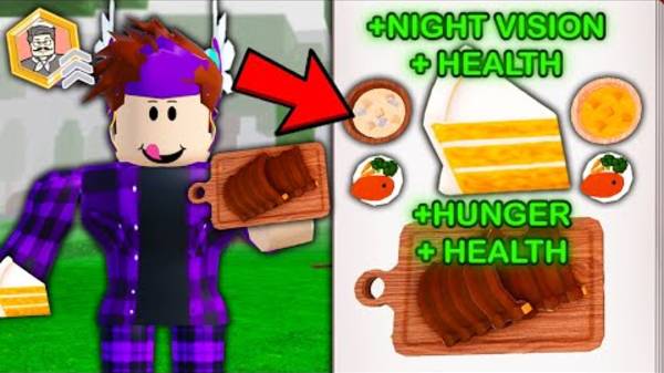 99 ночей в лесу, но я ЕМ ТОЛЬКО БЛЮДА от ШЕФ-ПОВАРА в Роблокс