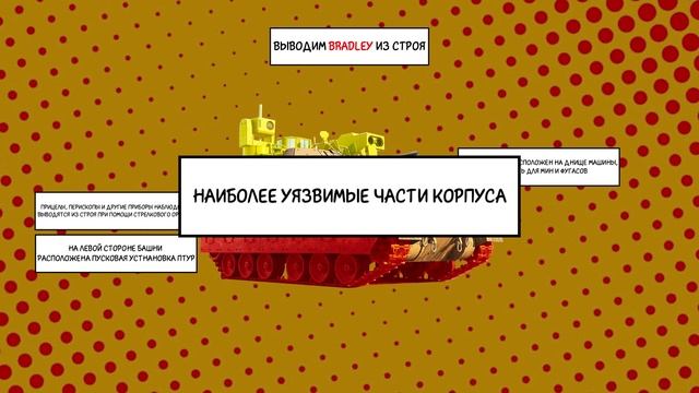 Как вывести из строя БМП Бредли. Слабые места техники противника