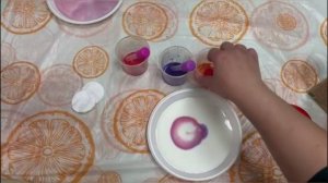 Нескучные каникулы "Рисование на молоке"