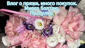 Влог о пряже, 2 часть. Прогулки и болтавня.