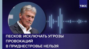 Песков: исключать угрозы провокаций в Приднестровье нельзя