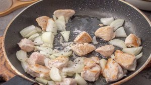 Лобио из фасоли с курицей