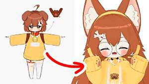 Как я сделала самую симпатичную модель Vtuber в 3D программах