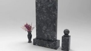 Памятники из гранита Грин Гэлакси     из гранита Каливолампи (Конгломерат) и Изготовлени