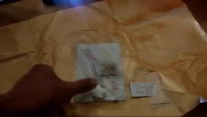 Распаковка подарочков, передала однокласснику Пашке и его семье украшения, которые я делала.