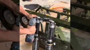 Сборка моторикши самосвала