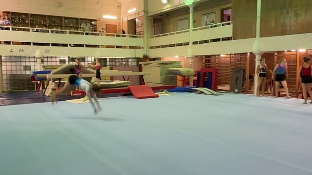 Олимпийская чемпионка провела мастер-класс в муниципальной спортивной школе по гимнастике. смотреть онлайн