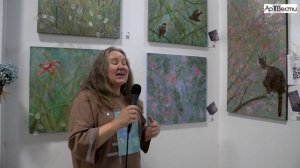 Ольга Мозуль на интерьерной выставке Русский дом