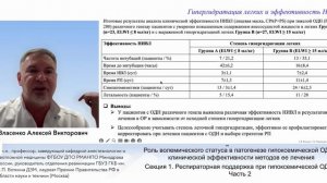 Роль волемического статуса в патогенезе гипоксемической ОДН Власенко А.В.