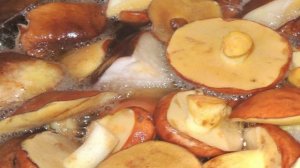 Маслята жаренные