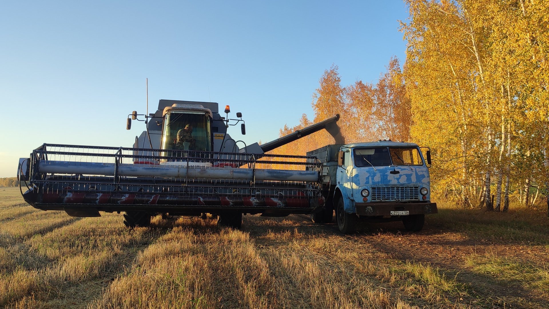 Закончили уборку 2025.Техника не подвела. смотреть онлайн