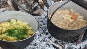 Маслята на костре