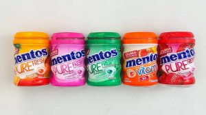 🌈 Mentos Всех Цветов! | Жёлтые, Розовые, Зелёные, Красные и Оранжевые | АСМР