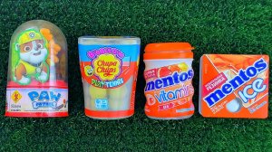 🧡 Оранжевые Mentos & Toybox Щенячий Патруль | Chupa Chups Fun | АСМР Видео