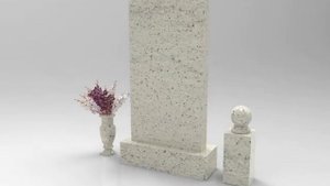 Памятники из Междуреченского гранита из гранита Кашмир Уайт из гранита