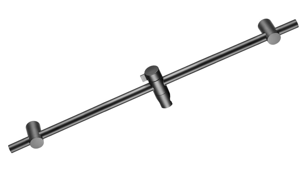 Распаковка черной душевой стойки с держателем для лейки Swedbe Hermes 5146B смотреть онлайн