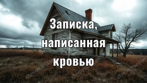 Записка, написанная кровью