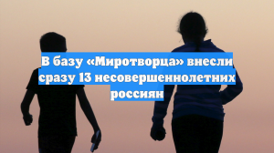 В базу «Миротворца» внесли сразу 13 несовершеннолетних россиян