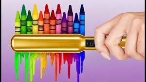 🌈 Невероятные хаки с мелками! ✨ Простые поделки для детей