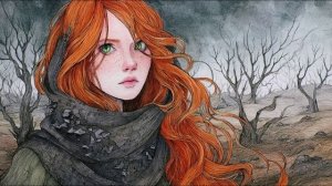 Осень женщина