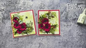 ✂ МАСТЕР КЛАСС "Открытки с маками"