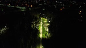 Освещение в парке