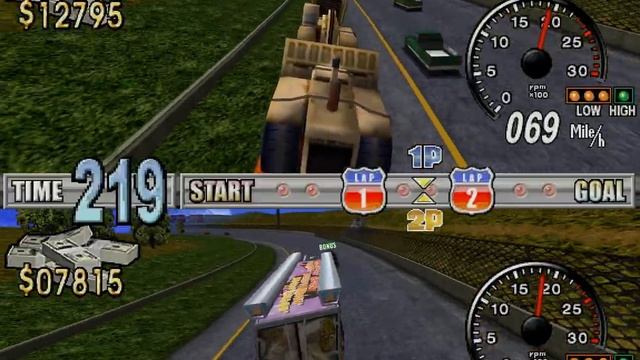 18 Wheeler: American Pro Trucker (2000) [GameCube] 2 player