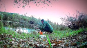 Ловля Щуки на Живца осенью! Подводная съемка