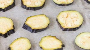 Медальоны из баклажанов